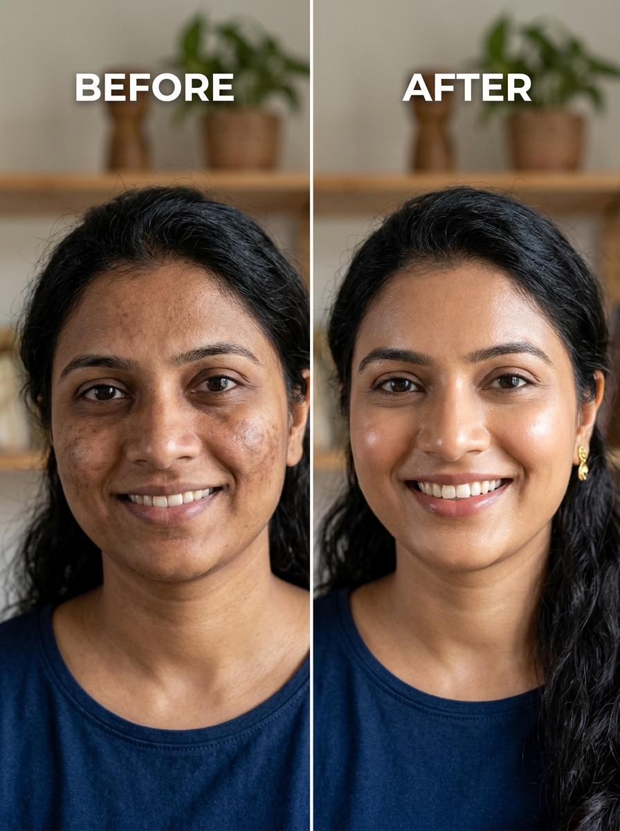 Pooja R. Before and After Results